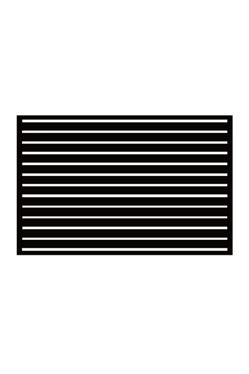 Przęsło WALL 80 - 2,00 x 1,00 m -  czarne
