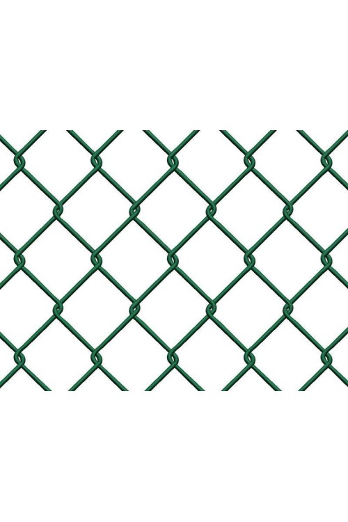 Siatka powlekana PCV  - wys. 1,00 m , drut 3,1 mm - zielona - 10m