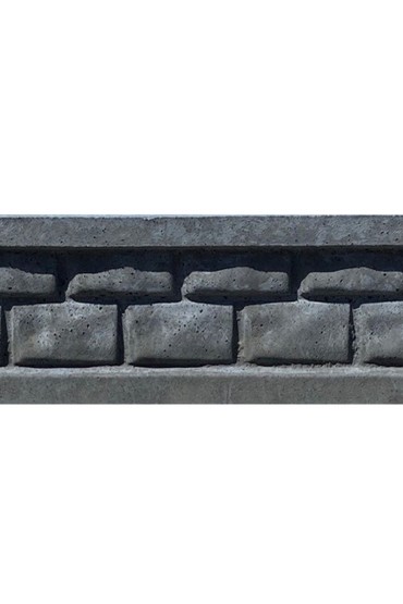 Podmurówka betonowa - 250 cm / 25 cm - antracyt