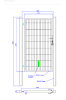 Furtka SX 656 - 1,00 x 1,70 m - zielona