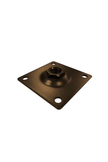 Podstawa zawiasu regulowanego 100x100 mm M-20 malowany proszkowo