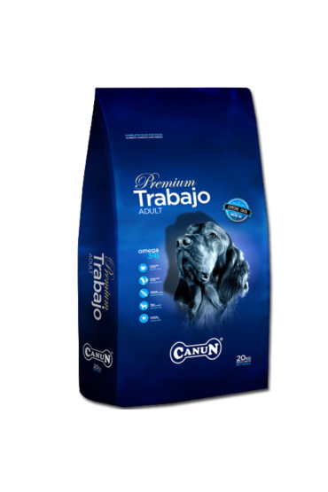 Canun Trabajo 20 kg karma premium dla psów energicznych i myśliwskich na kurczaku (30%) i ryżu