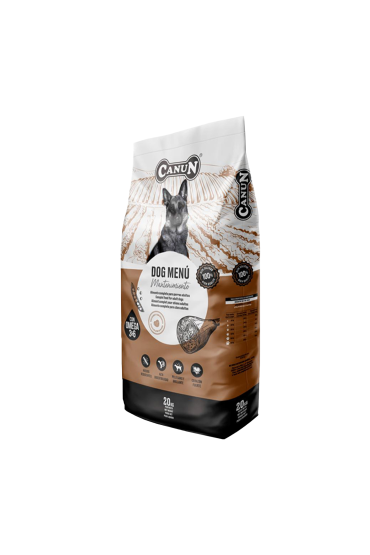 Canun dog menu 20kg karma dla psów z wołowiną dla spokojnych psów