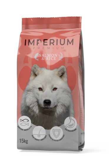 IMPERIUM z łososiem dla psów dorosłych 15 KG