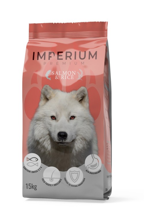 IMPERIUM z łososiem dla psów dorosłych 15 KG