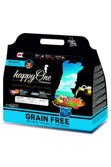 HappyOne Grain-Free Mediterraneum sardynka 3kg