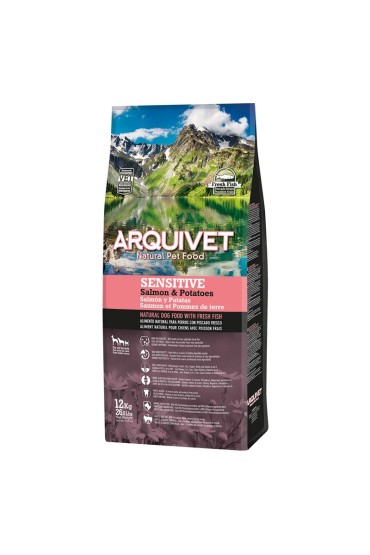 ARQUIVET Sensitive łosoś z ziemniakami 12 kg