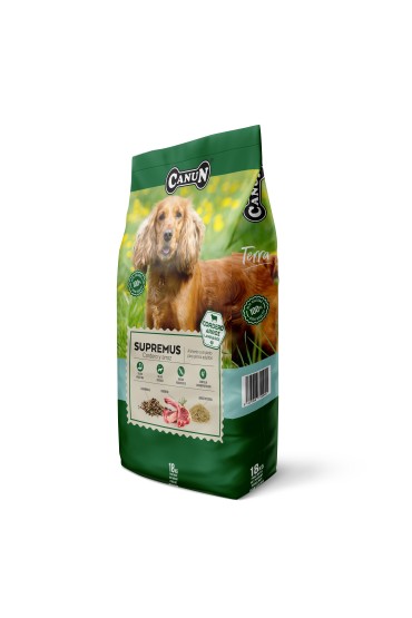 Canun Terra Supremus z dodatkiem jagnięciną 18 kg karma dla psów dorosłych - właściwości odkażające