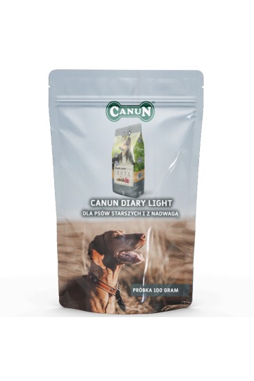 PRÓBKA Canun TERRA Diary Light (Basique) dla psów seniorów 100 g
