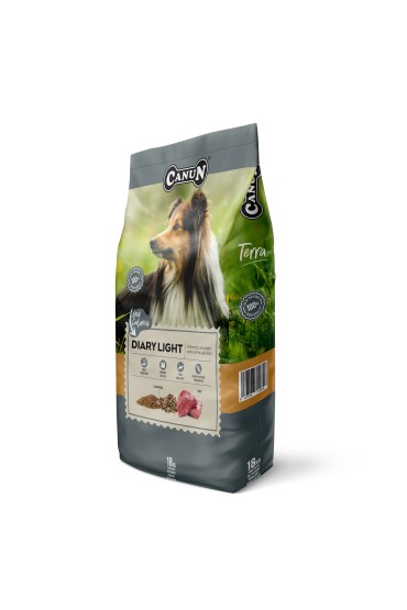 PRÓBKA Canun TERRA Diary Light (Basique) dla psów seniorów 100 g
