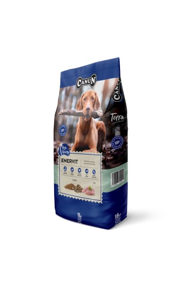 PRÓBKA Canun TERRA Enervit dla psów dorosłych 100 g