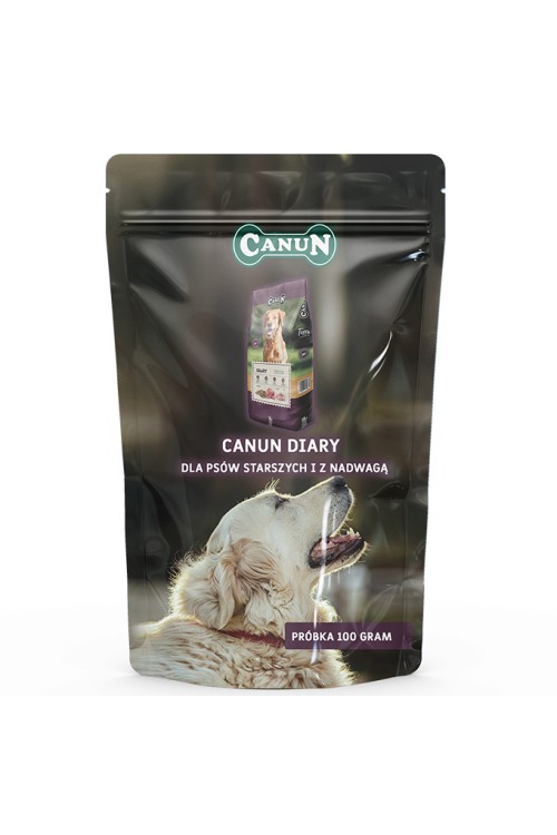 PRÓBKA Canun TERRA Diary dla psów z nadwagą i dojrzałych 100 g