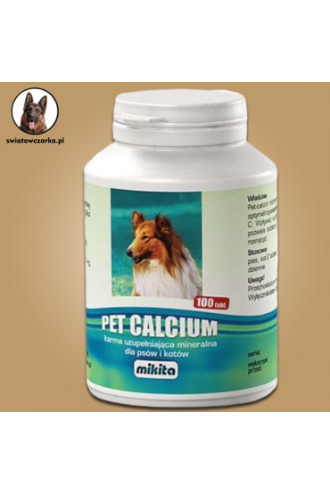 Mikita Pet Calcium - preparat witaminowy z magnezem i wit. C 100 tab.