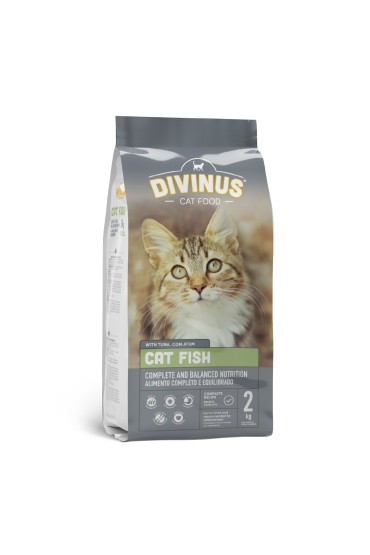 Divinus Cat Fish dla kotów dorosłych 2kg