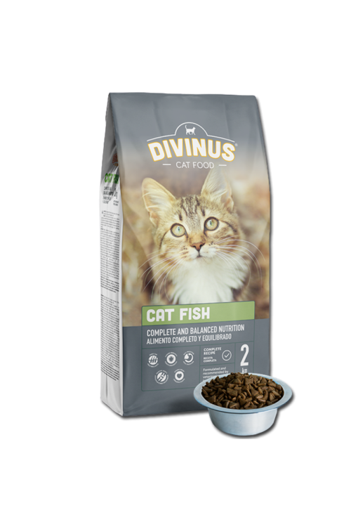 Divinus Cat Fish dla kotów dorosłych 2kg