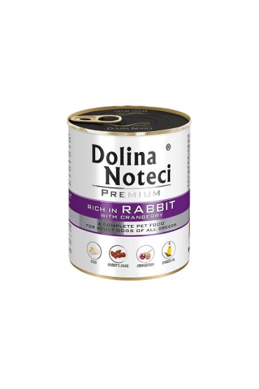 DOLINA NOTECI Premium bogata w królika z żurawiną800g