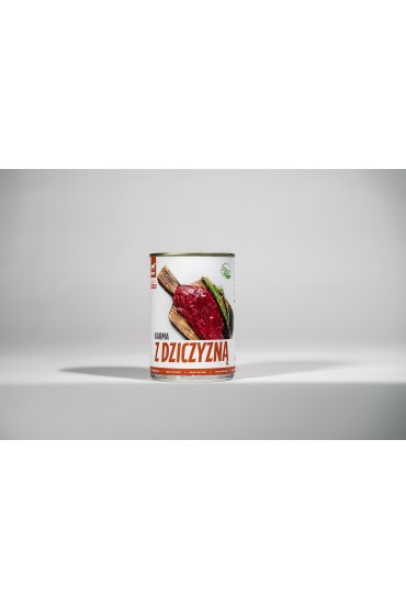 TUF TUF Mokra karma dla psa z dziczyzną 400g