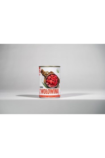 TUF TUF Mokra karma dla psa z wołowiną 400g