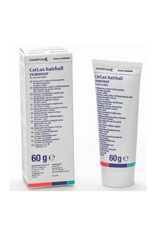 CatLax hairball remover Pasta odkłaczająca 60G TUBKA