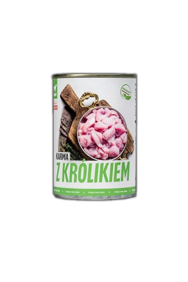 TUF TUF Mokra karma dla psa z królikiem 800g
