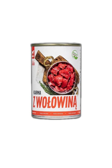 TUF TUF Mokra karma dla psa z wołowiną 800g