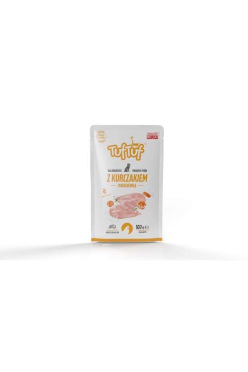 TUF TUF Saszetka kurczak z marchewką 100 g