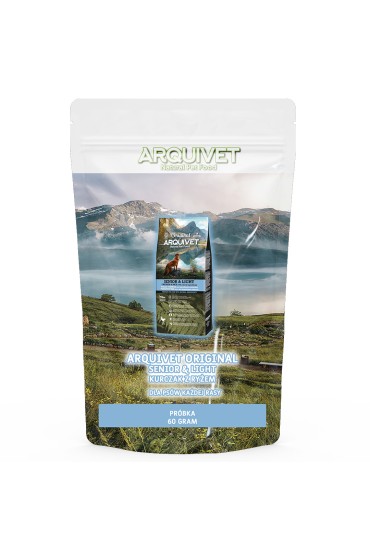 PRÓBKA Arquivet Original Senior & Light kurczak z ryżem 60g