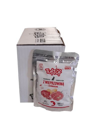 TUF TUF Saszetka wieprzowina z ziemniakami 100 g x 10szt.