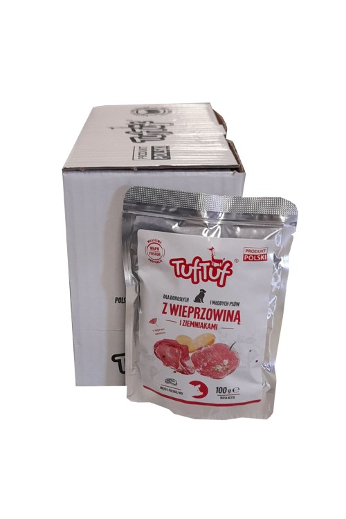 TUF TUF Saszetka wieprzowina z ziemniakami 100 g x 10szt.