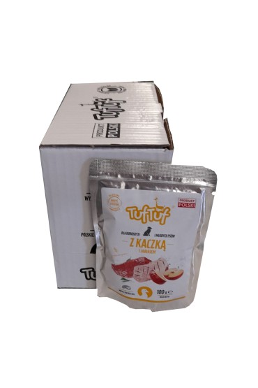 TUF TUF Saszetka kaczka z jabłkiem 100g x 10szt.