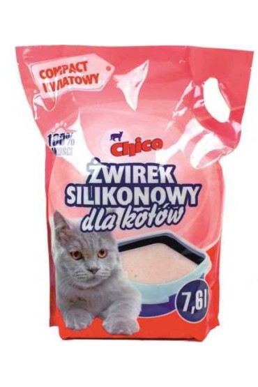Chico Żwirek silikonowy 7,6l - compact kwiatowy