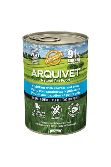 ARQUIVET Mokra karma dla szczeniąt z kurczakiem Junior 400g