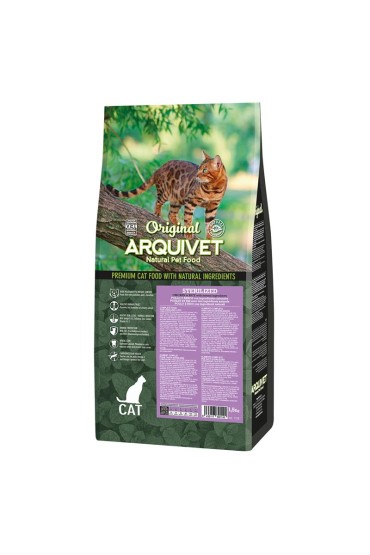 ARQUIVET CAT Original dla kotów sterylizowanych kurczak z ryżem 1,5 kg