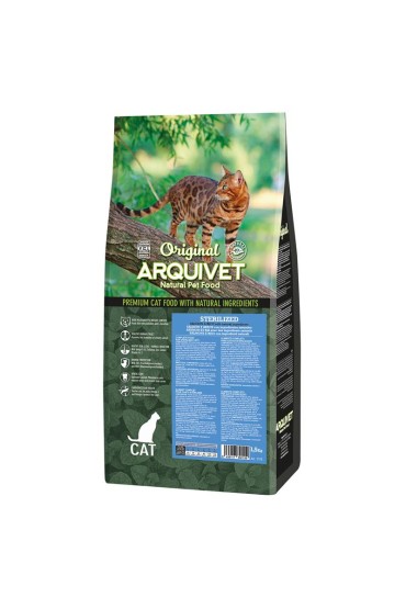 ARQUIVET CAT Original dla kotów sterylizowanych łosoś z ryżem 7 kg