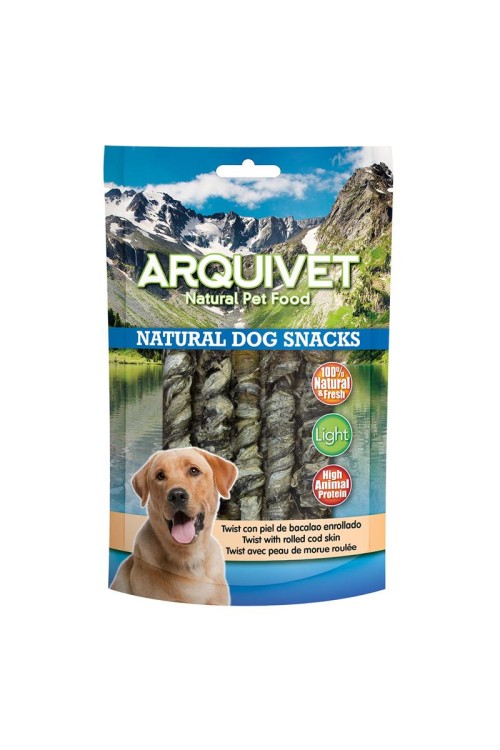 ARQUIVET Patyczki owinięte skórą dorsza 13 cm, 100 g