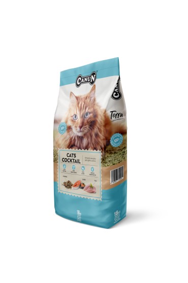 Canun Terra Cats Cocktail 18 kg dla kotów dorosłych