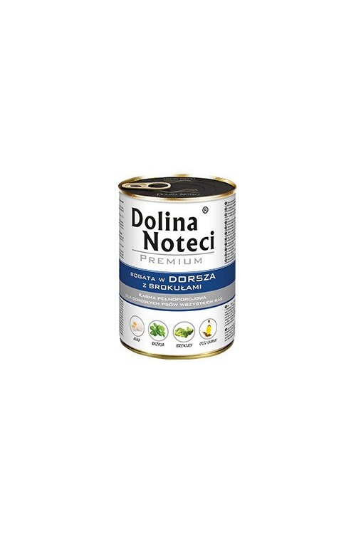 Dolina Noteci Premium bogata w dorsza z brokułami 400g