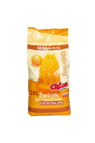 CHICO Żwirek Bentonit 10L ekonomiczny