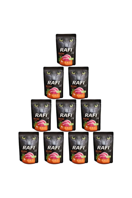 Rafi Cat saszetka kaczka 10 x 100 g