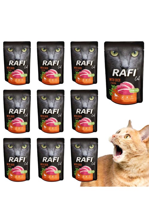 Rafi Cat saszetka kaczka 10 x 100 g