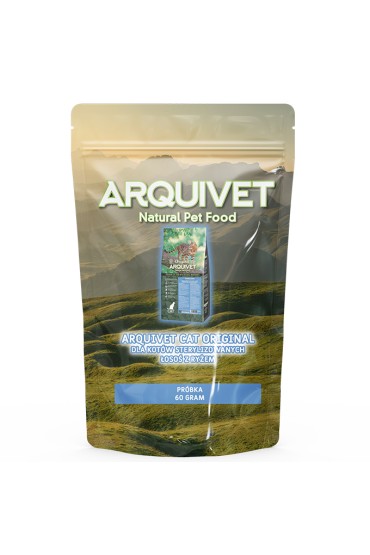 PRÓBKA ARQUIVET CAT Original dla kotów sterylizowanych łosoś z ryżem 60 g