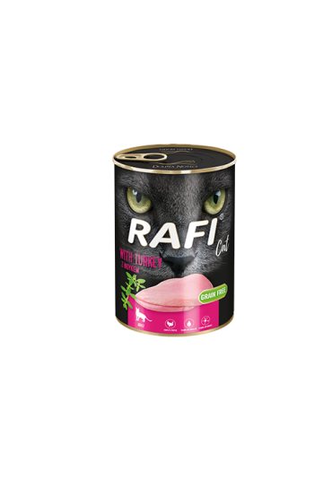 Rafi Cat karma bezzbożowa z indykiem 12 x 400 g