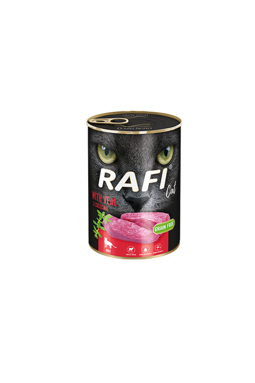 Rafi Cat karma bezzbożowa z cielęciną 12 x 400 g