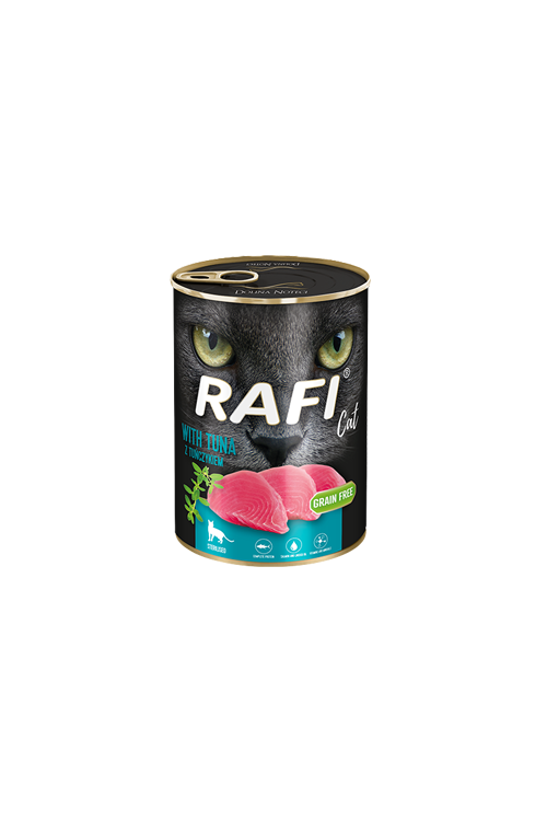 Rafi Cat dla kotów sterylizowanych karma bezzbożowa z tuńczykiem 12 x 400 g