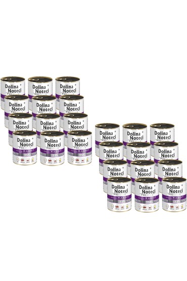 Dolina Noteci Premium bogata w królika z żurawiną 24 x 400g