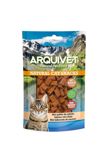 ARQUIVET Mini paluszki z łososia przysmak dla kota 50 g