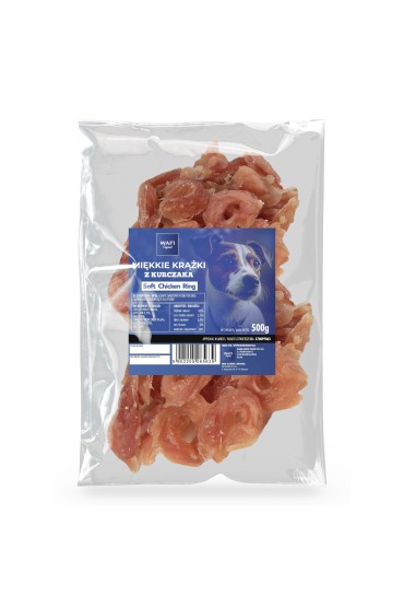 WAFI MIĘKKIE KRĄŻKI Z KURCZAKA 500G