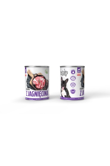 TUF TUF Mokra karma dla psa z jagnięciną 400g