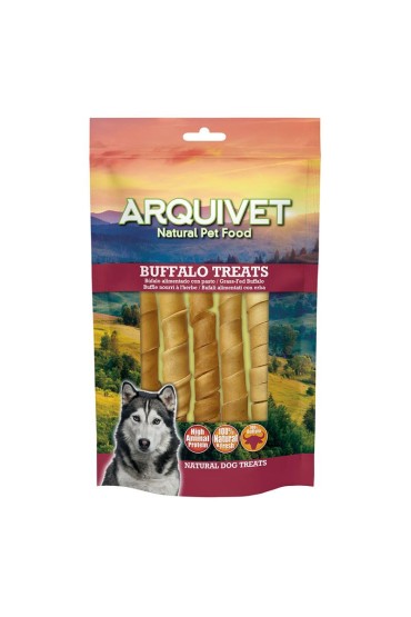ARQUIVET BUFFALO Spirale kolagenowe, skóra z bawoła 75g
