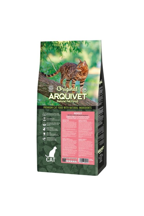 ARQUIVET CAT Original dla kotów dorosłych z łososiem 1,5 kg